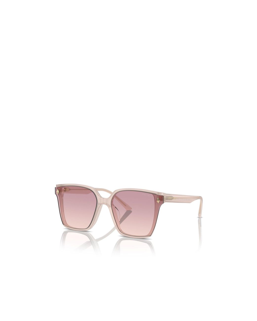 Jimmy Choo Pink Eyewear Square Frame Sunglasses