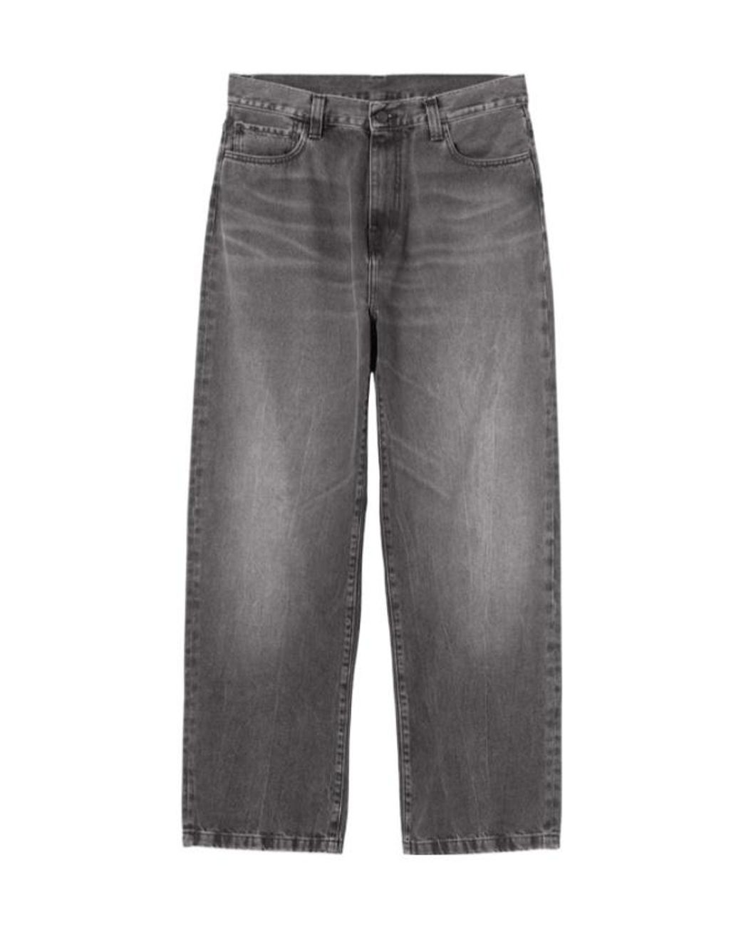 Carhartt Gray Belt-Loop Jeans for men