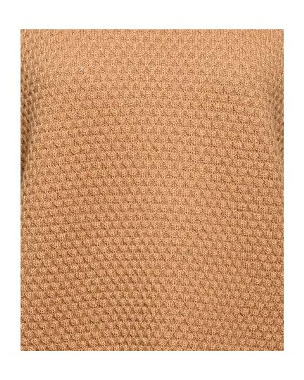 Max Mara Brown Solid Wool Knit Sweater