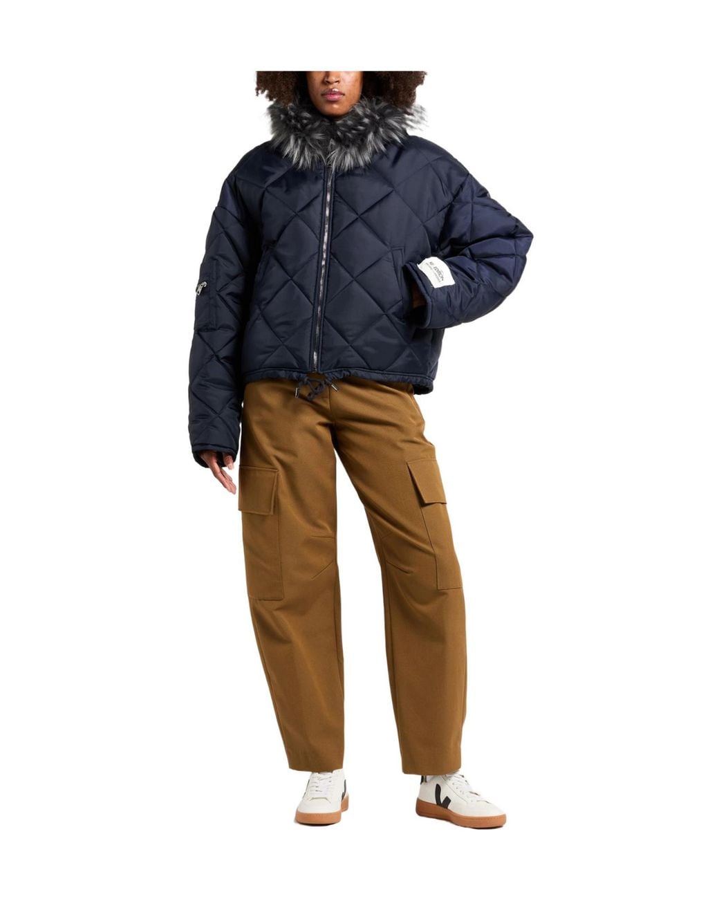 Dolce & Gabbana Blue Puffer Jackets