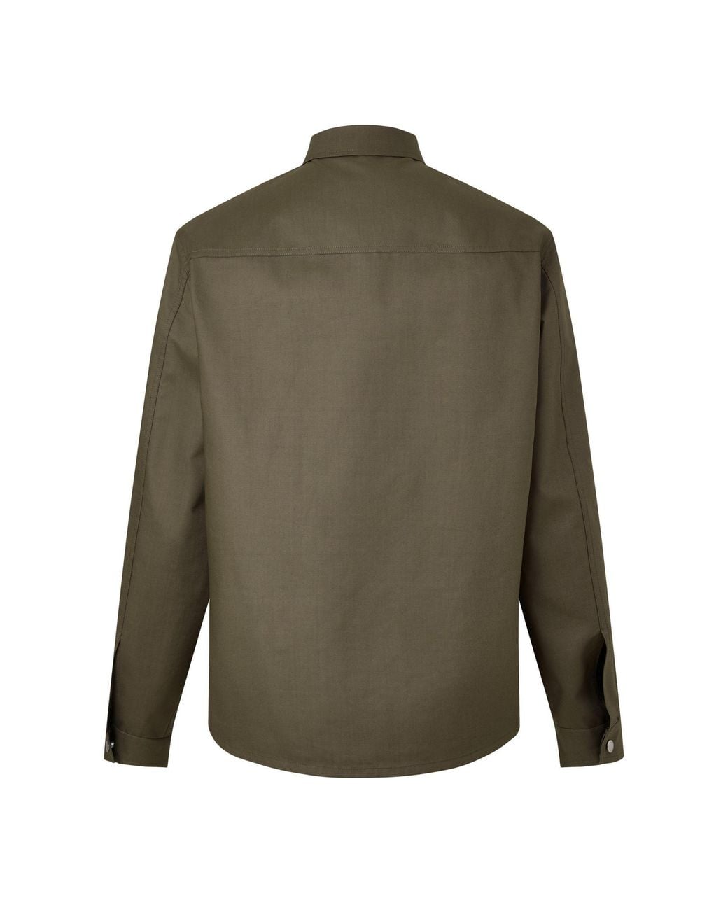 Fendi Green Long-Sleeve Shirt for men