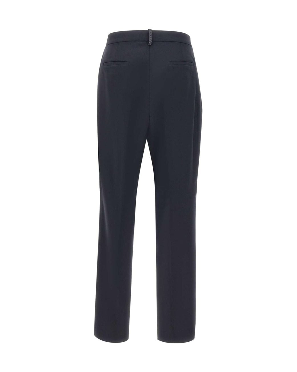 Fabiana Filippi Blue Montefalco Straight-Leg Pants