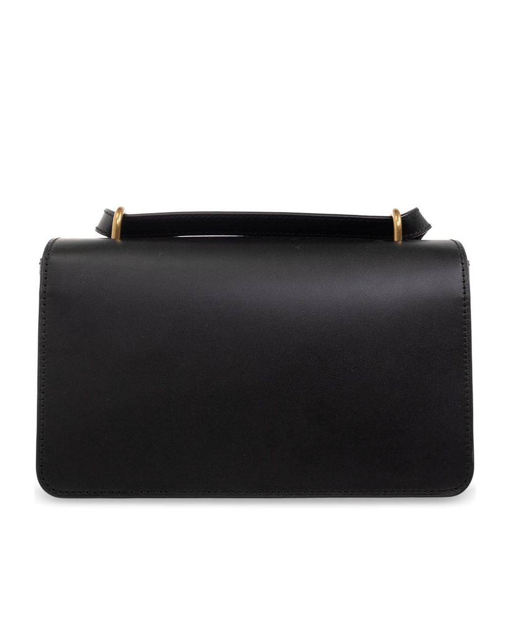 By Malene Birger Black Chic Buckle Crossbody Bag