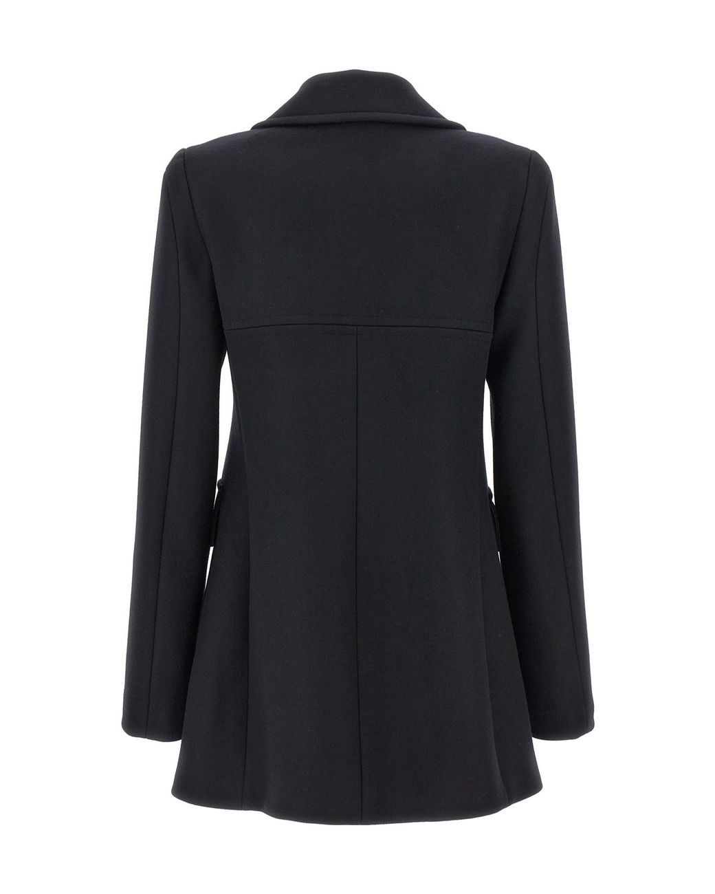 Stella McCartney Black Double Breasted Long Sleeved Coat