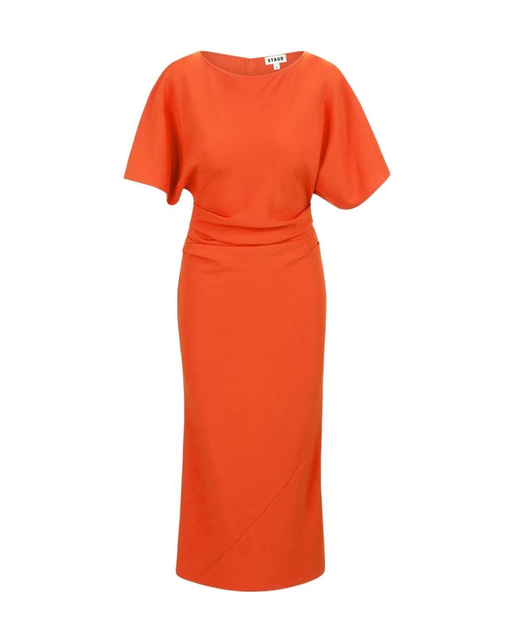 Staud Orange Amelie Dress
