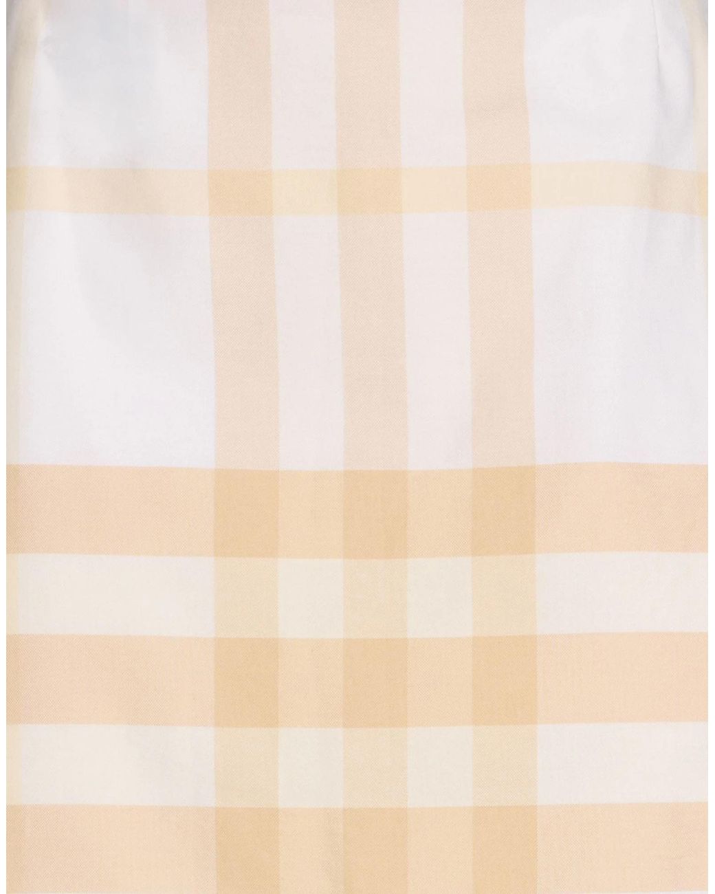 Burberry Natural Ivory Mini Skirt Cotton