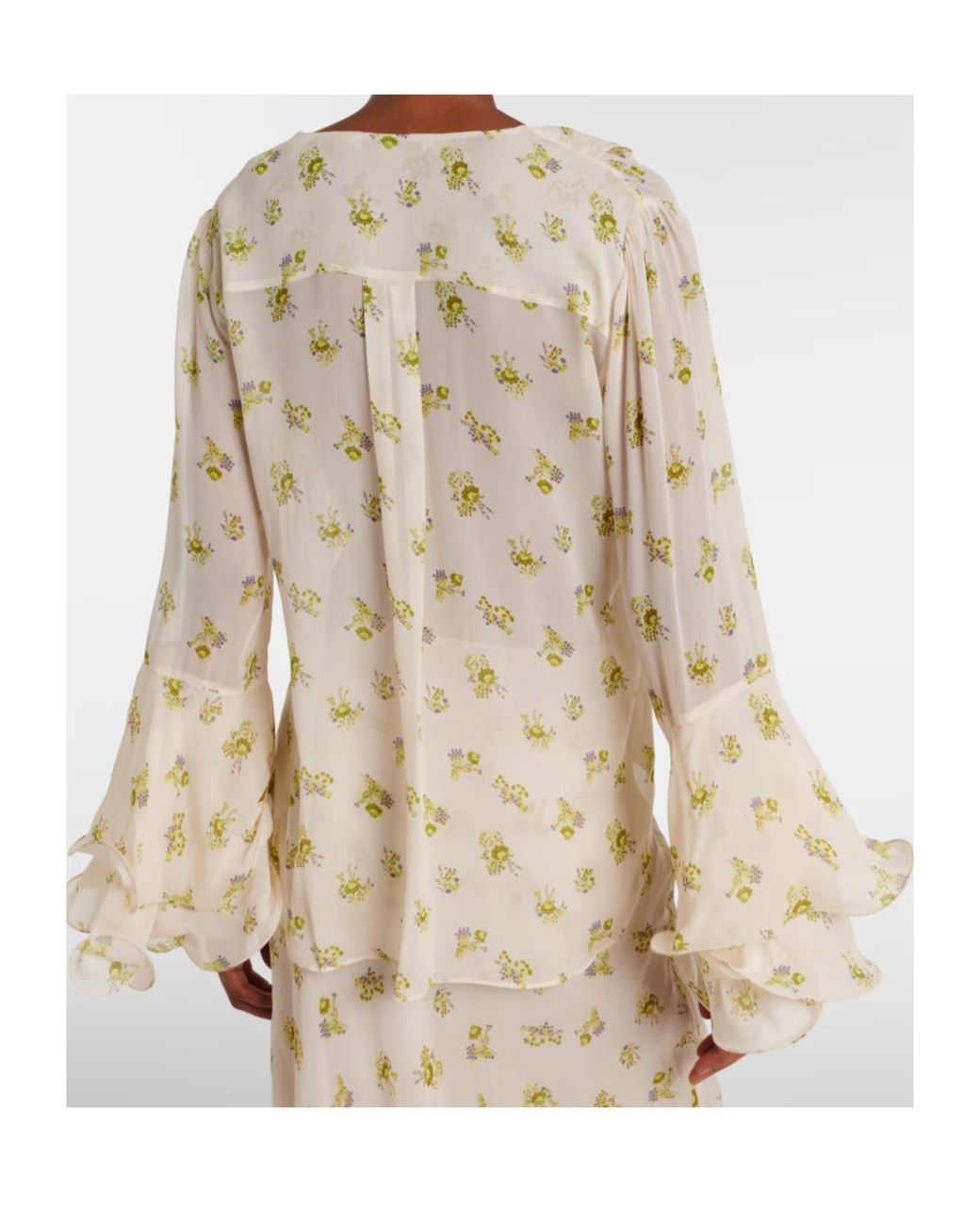 Dorothee Schumacher Natural Floral Georgette Cover-Up