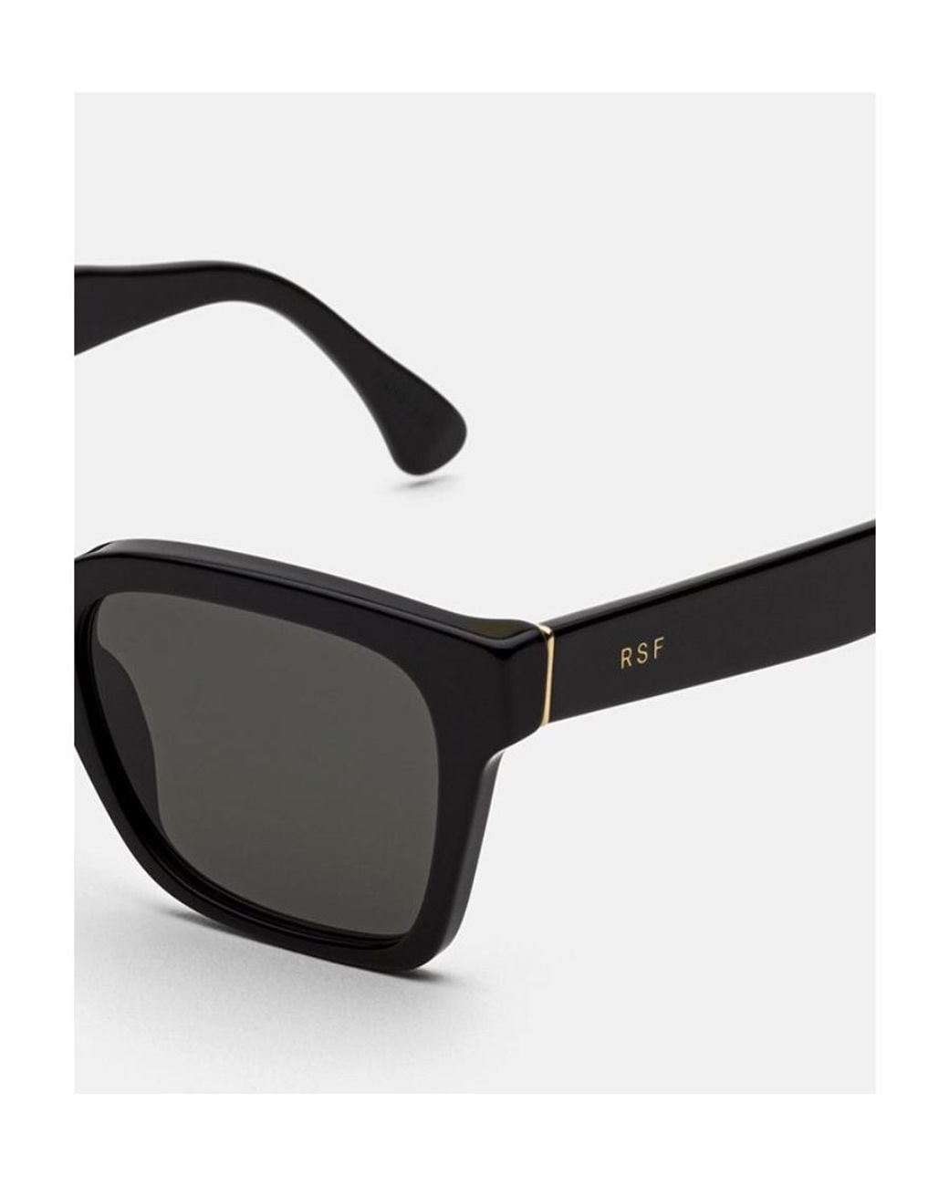 Retrosuperfuture Black America Rectangular Frame Sunglasses for men