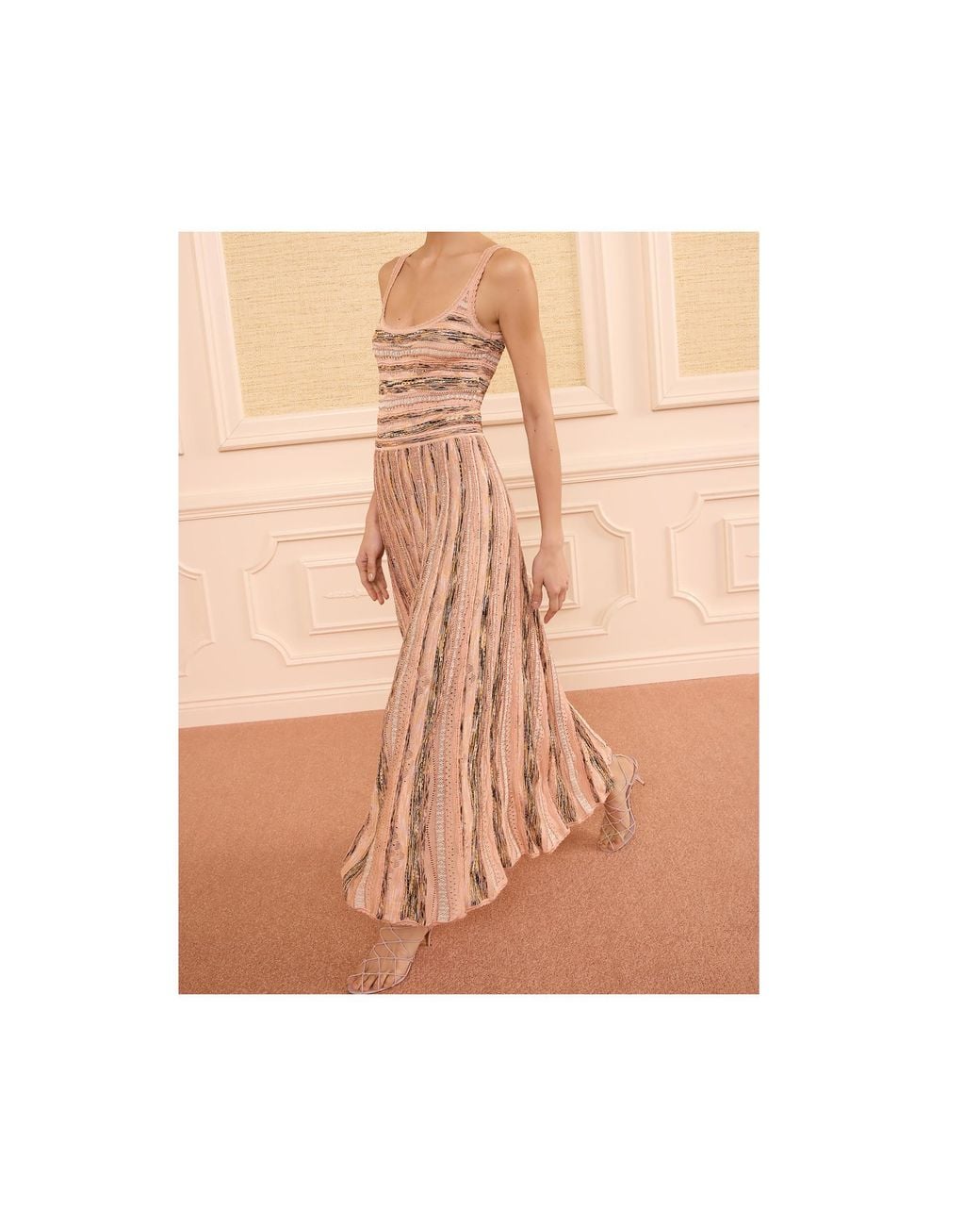 Ulla Johnson Pink Clio Knit Midi Skirt