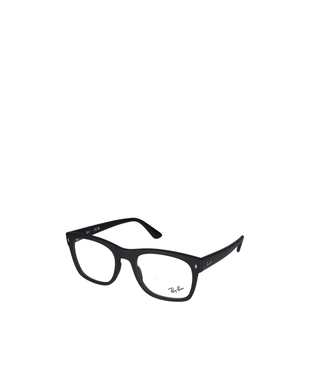 Ray-Ban White Rectangle Frame Glasses for men