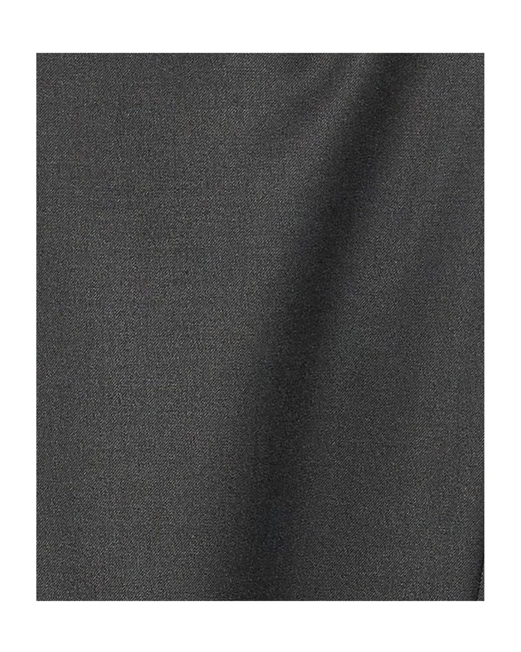 Ganni Gray Wide-Leg Trousers