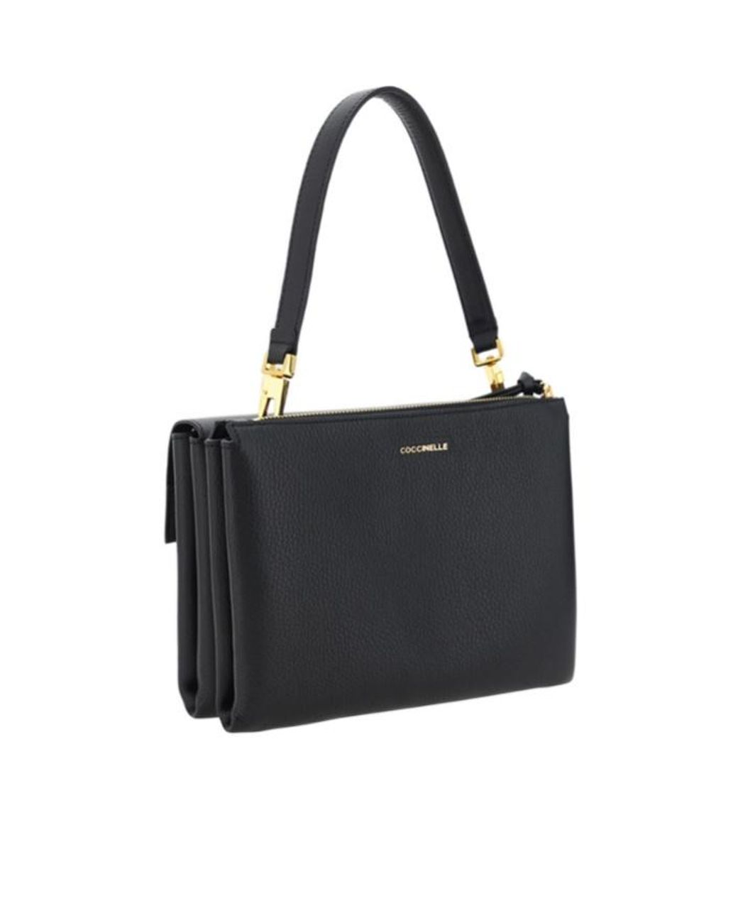 Coccinelle Black Arlettis Flap Shoulder Bag