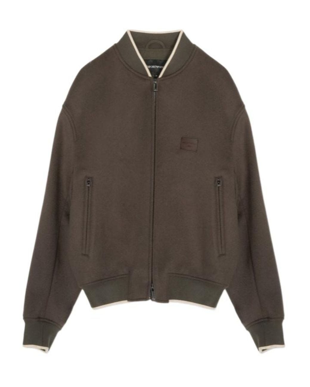 Emporio Armani Brown Long-Sleeved Casual Jacket for men