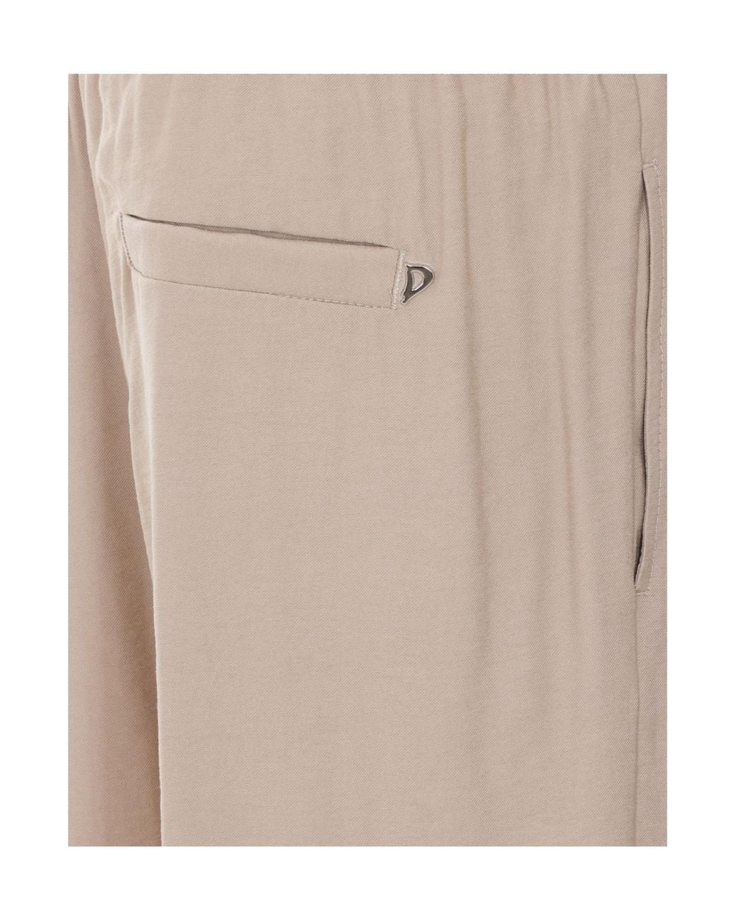 Dondup Natural Marisol Drawstring Flared Pants