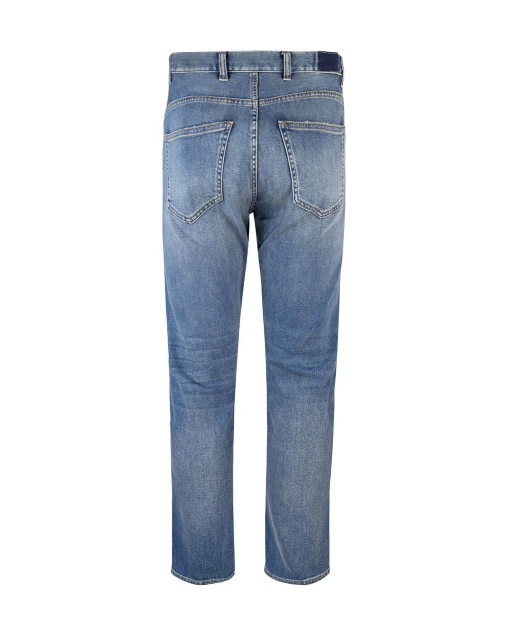 Eleventy Blue Slim Straight-Leg Jeans for men