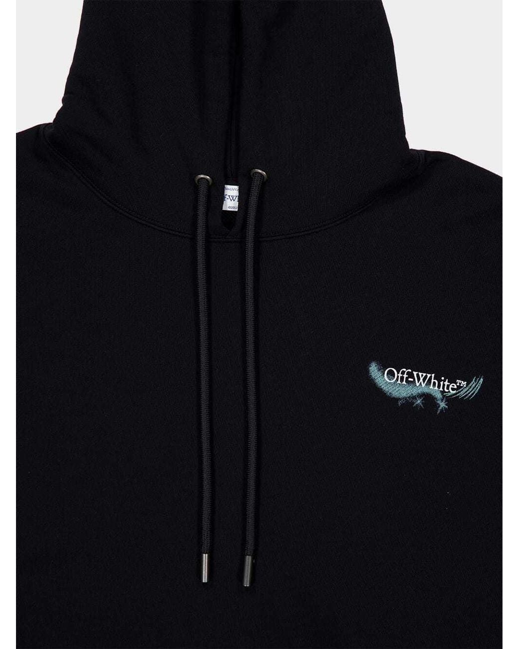 Off-White c/o Virgil Abloh Blue Moon Skate Drawstring Hoodie for men