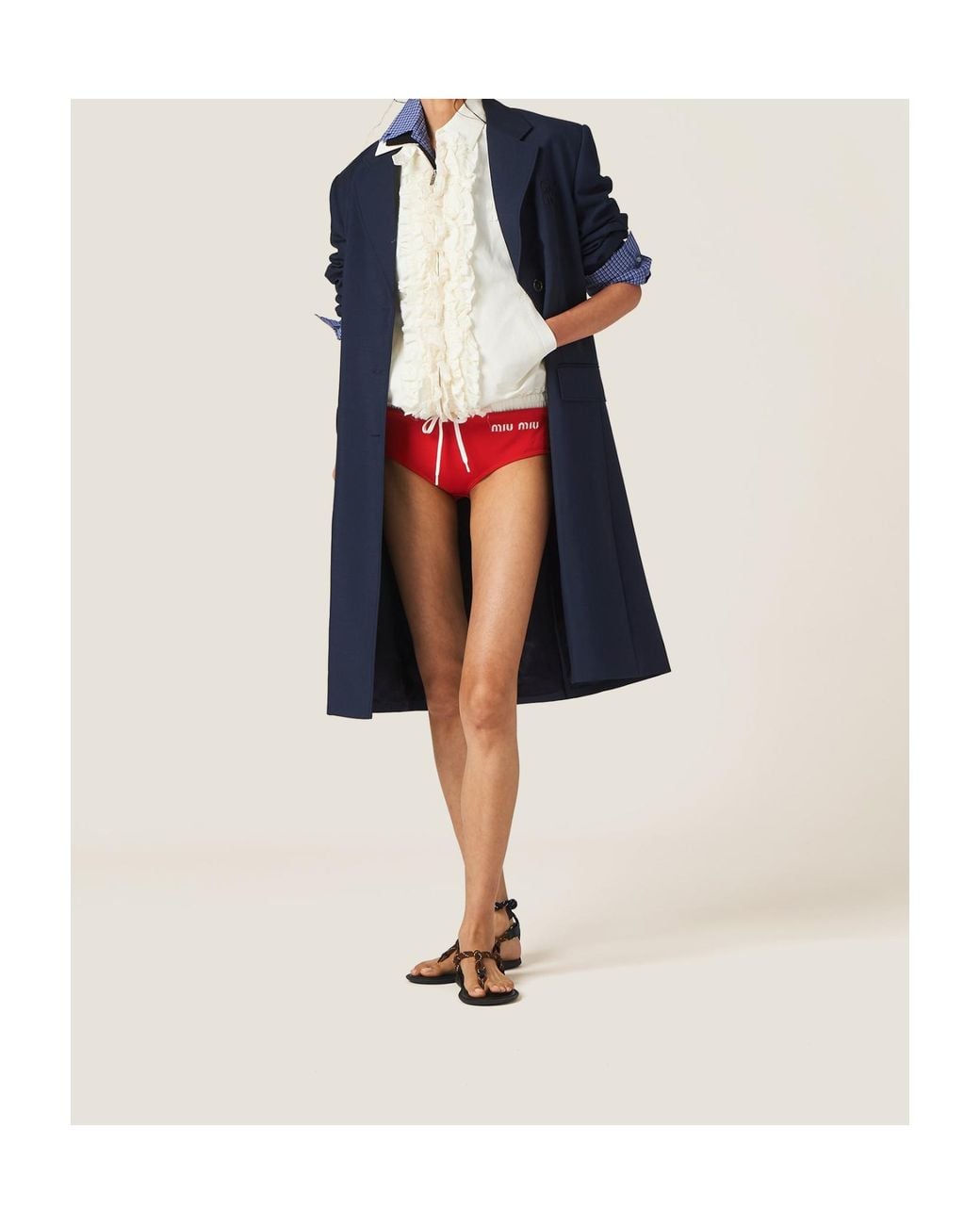 Miu Miu Red Swimsuit