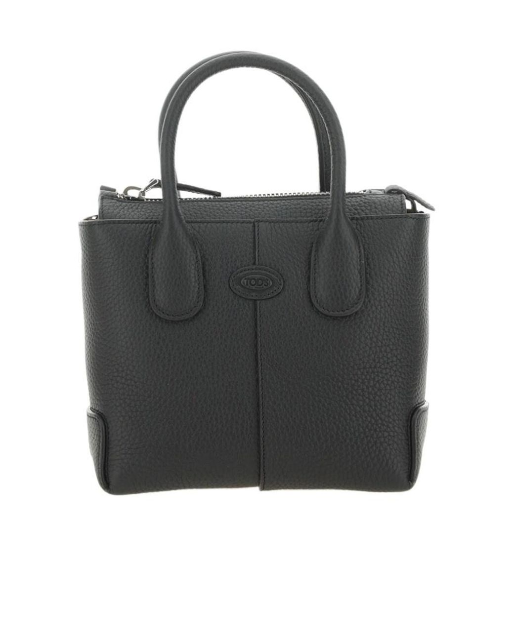 Tod's Black Di Mini Tote Bag