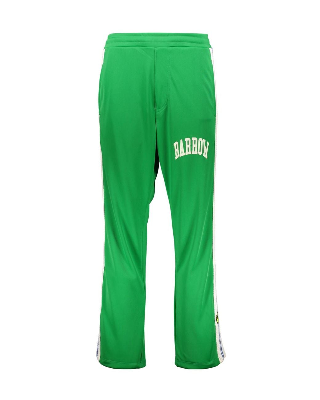 Barrow Green Logo Track Pants for men