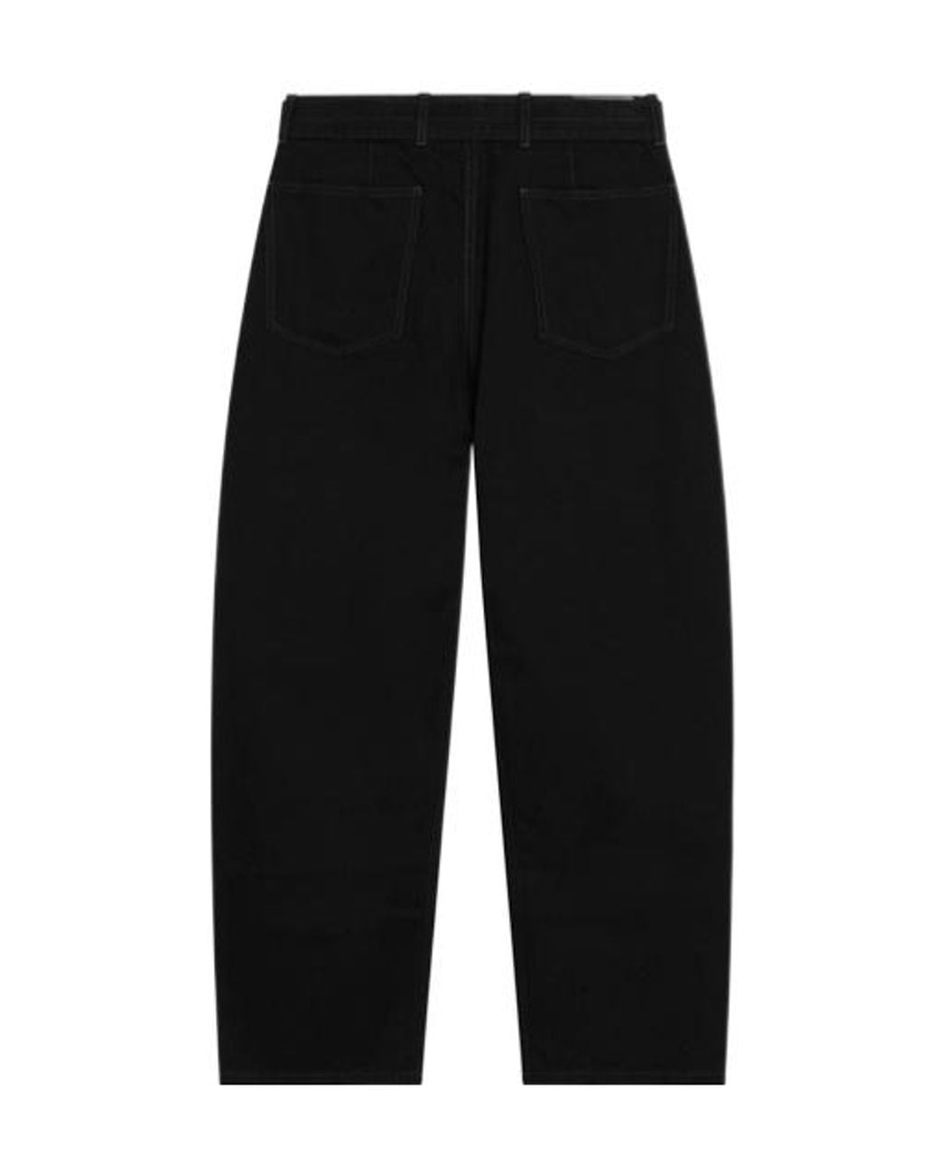 Lemaire Black Belted Jeans