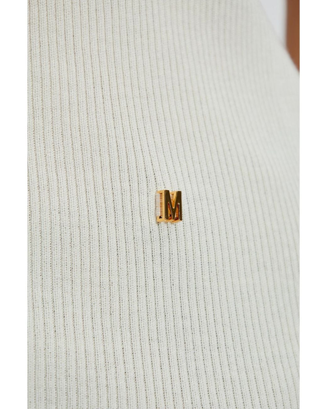 Moschino White Sleeveless Tops