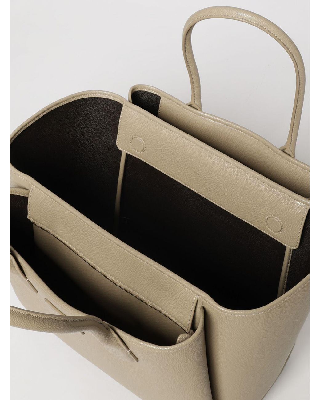 Emporio Armani White Logo-Detail Tote Bag
