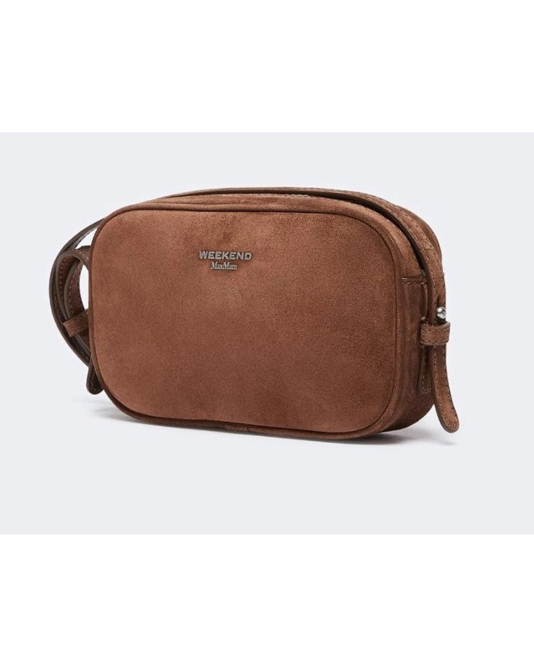 Weekend by Maxmara Brown Wkastruzzo Logo Stamp Crossbody Bag