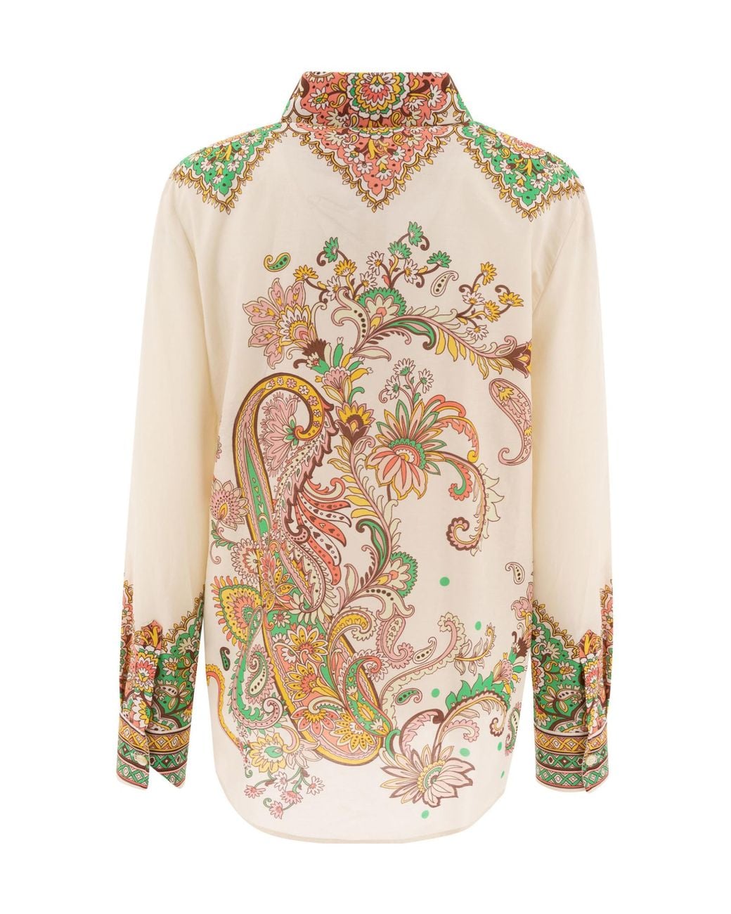 Etro White Pattern-Printed Shirt