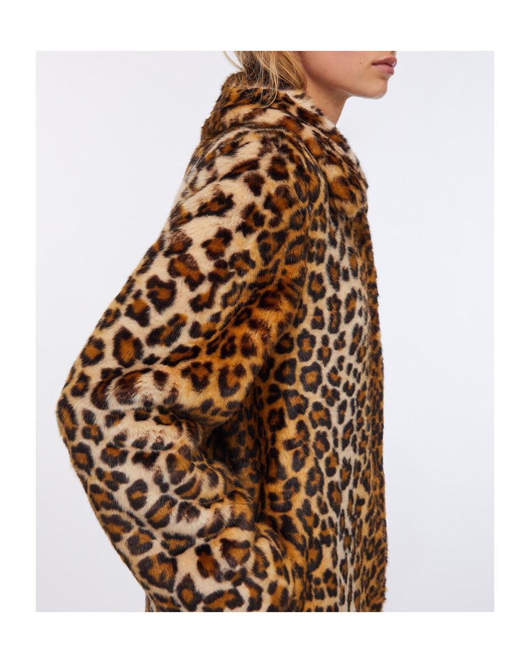 Liu Jo Brown Leopard Print Coat