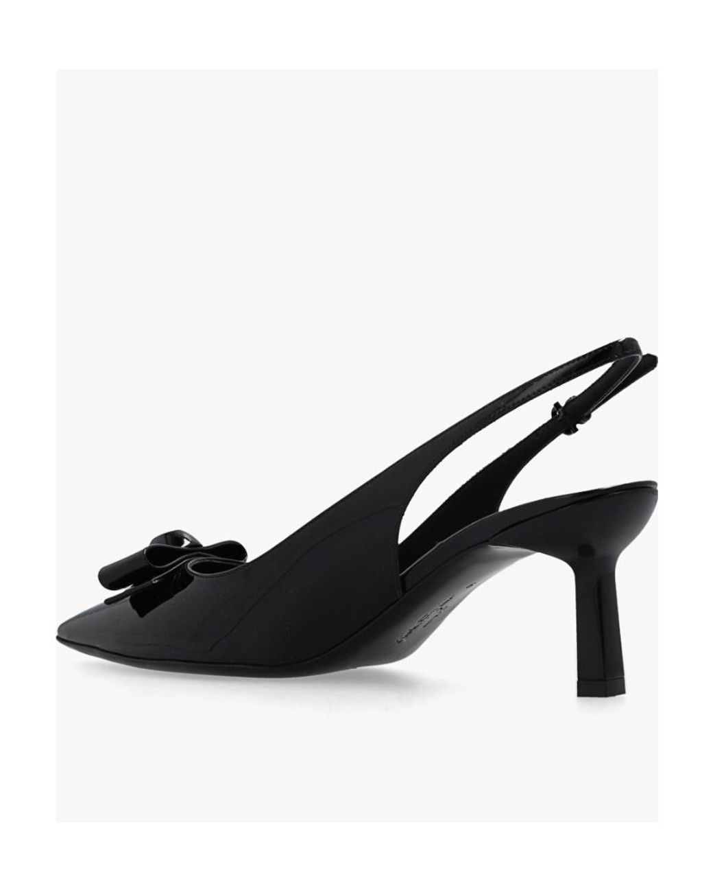 Ferragamo Black Vara Bow Slingback Pumps