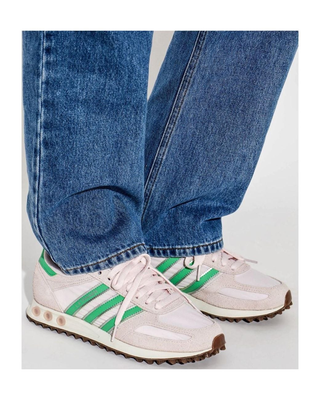 Adidas Originals Green La Trainer Og Trainers