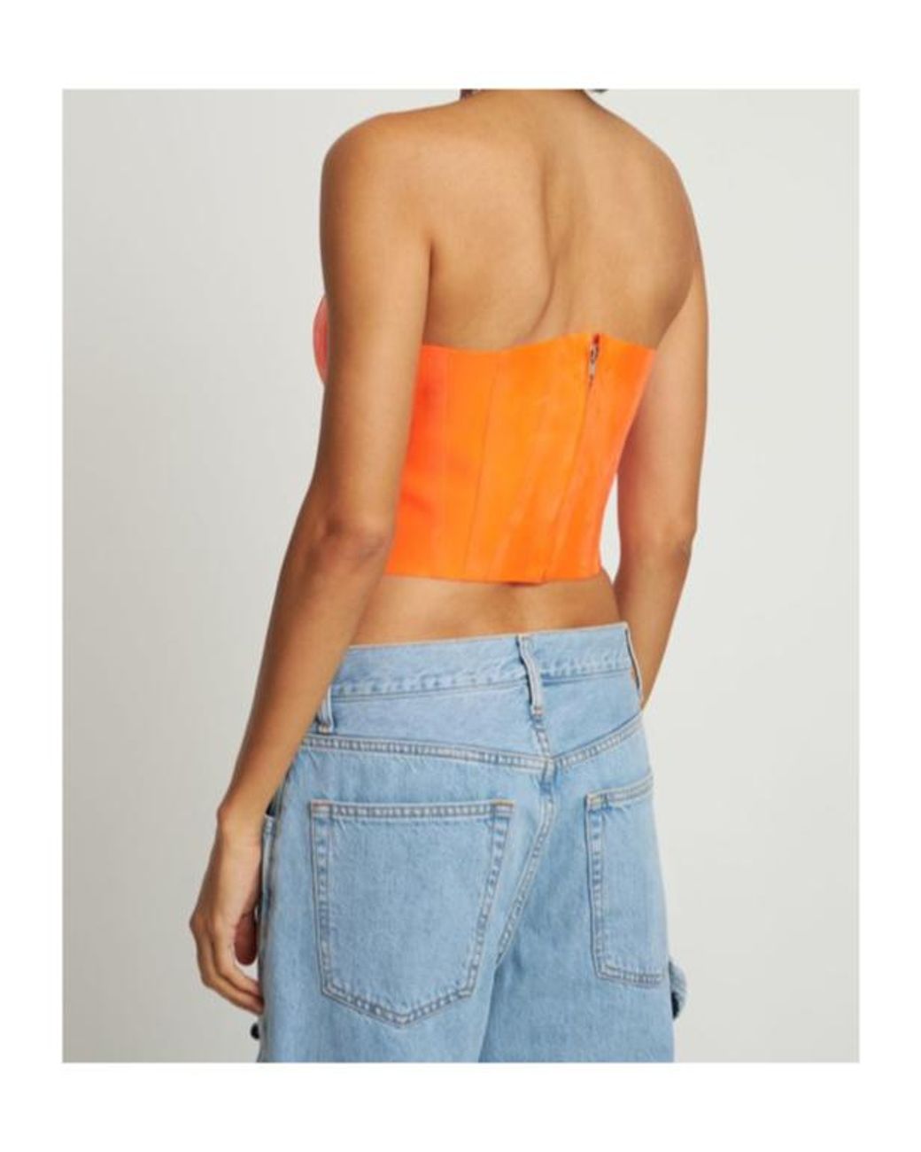 GIUSEPPE DI MORABITO Orange Sleeveless Vest