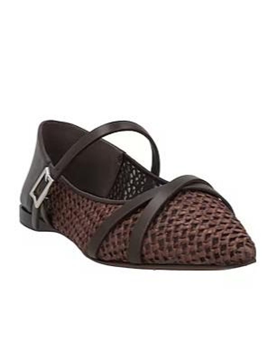 Max Mara Brown Minimal Flat Shoes