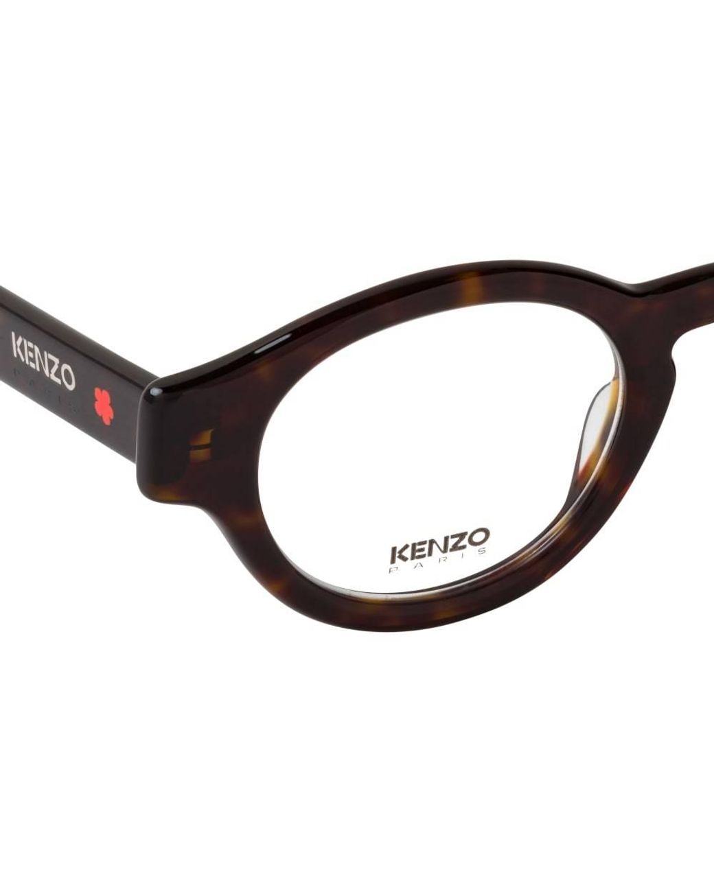 KENZO White Round Frame Glasses for men