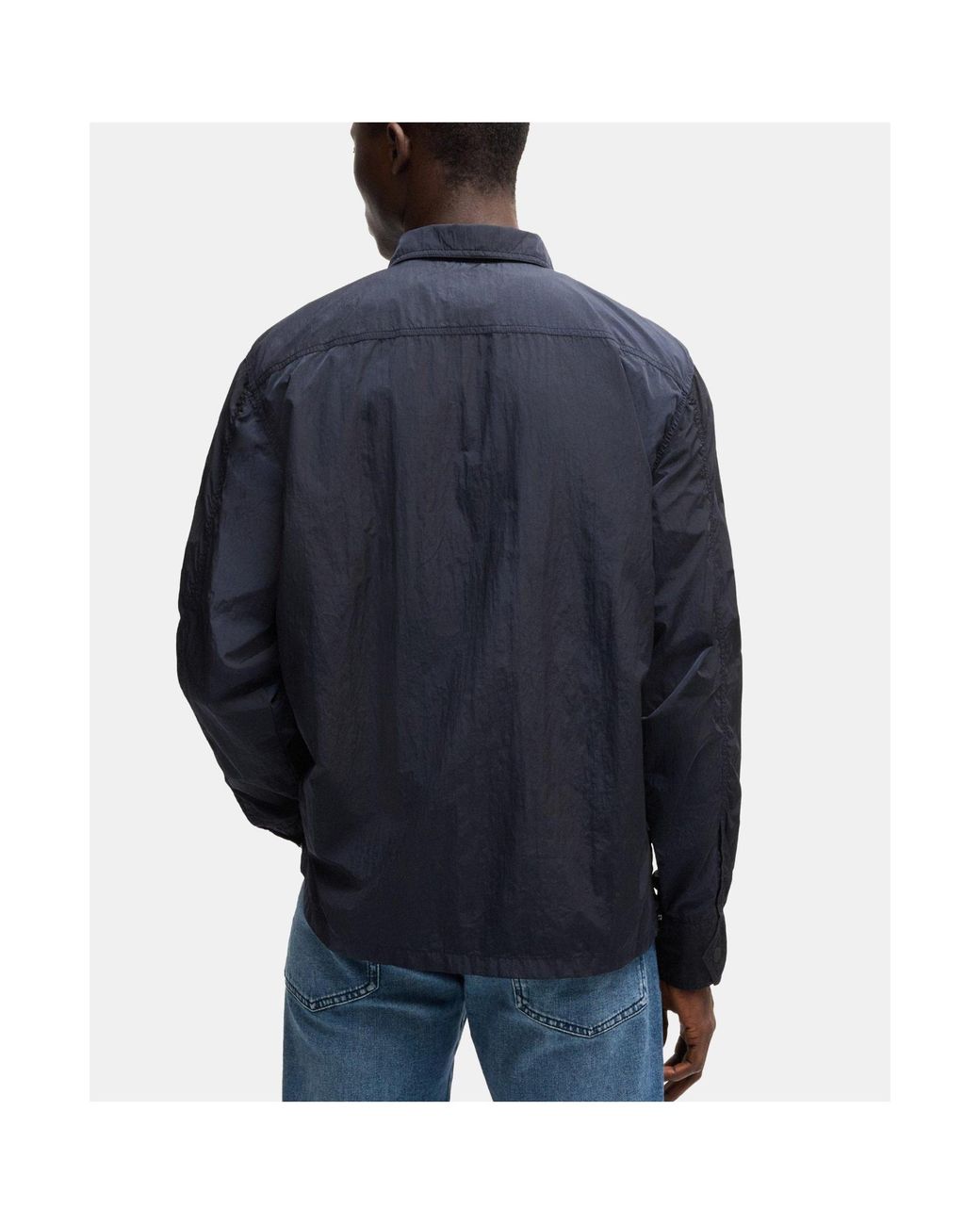 Boss Blue Simple Casual Jacket for men
