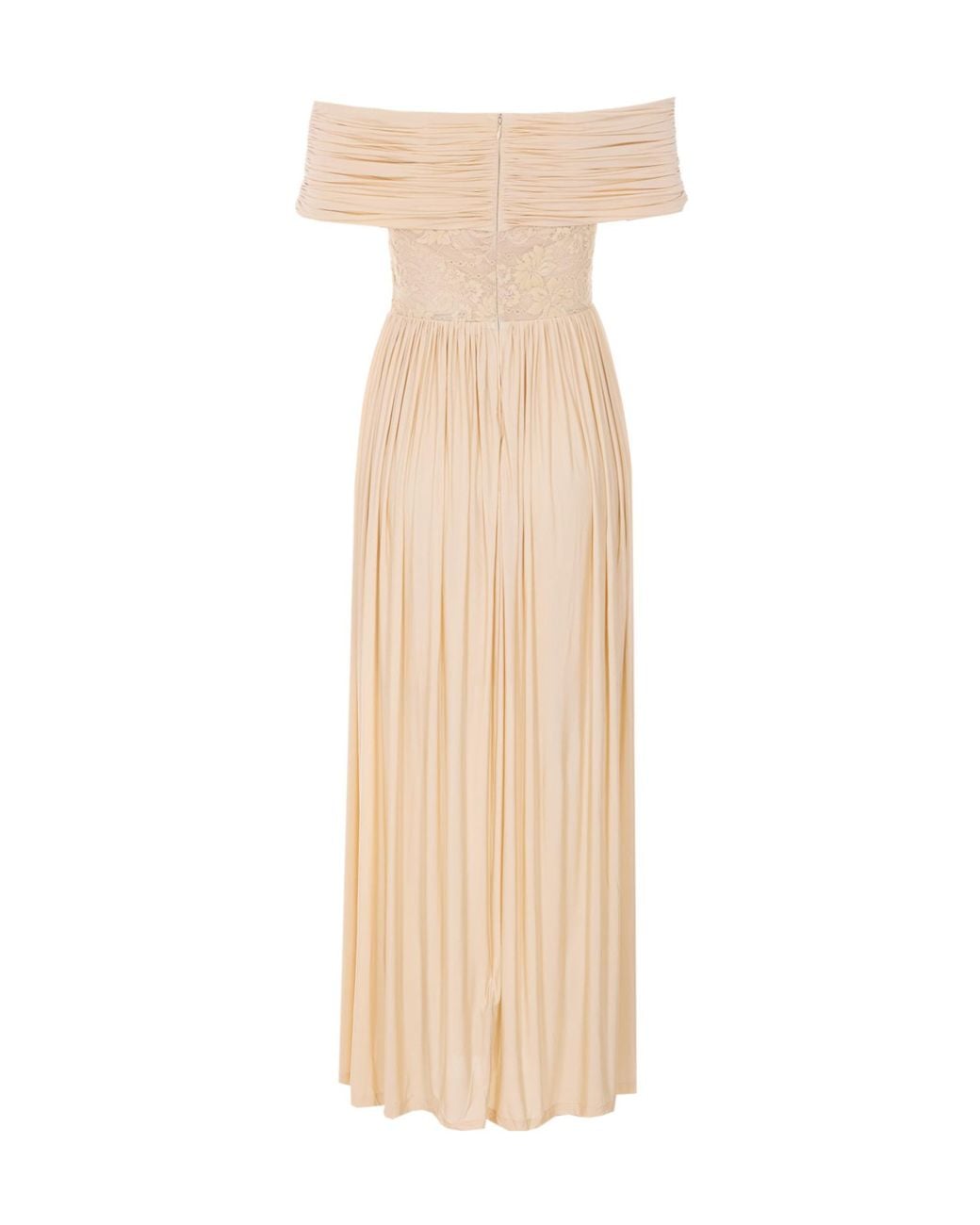 Zimmermann Natural Off-Shoulder Laced Midi Dress