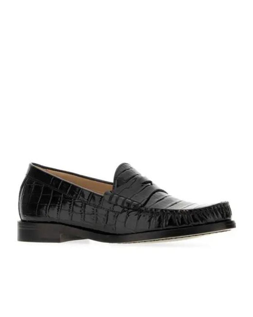 Stuart Weitzman Black Flat Loafers