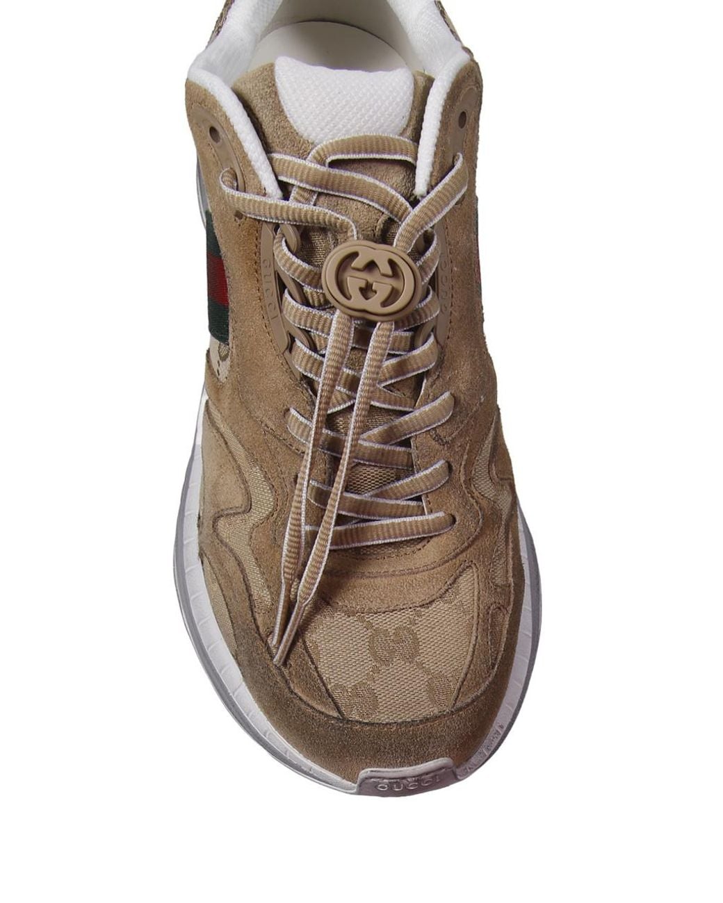 Gucci Brown 2.0 Lace-Up Trainers for men