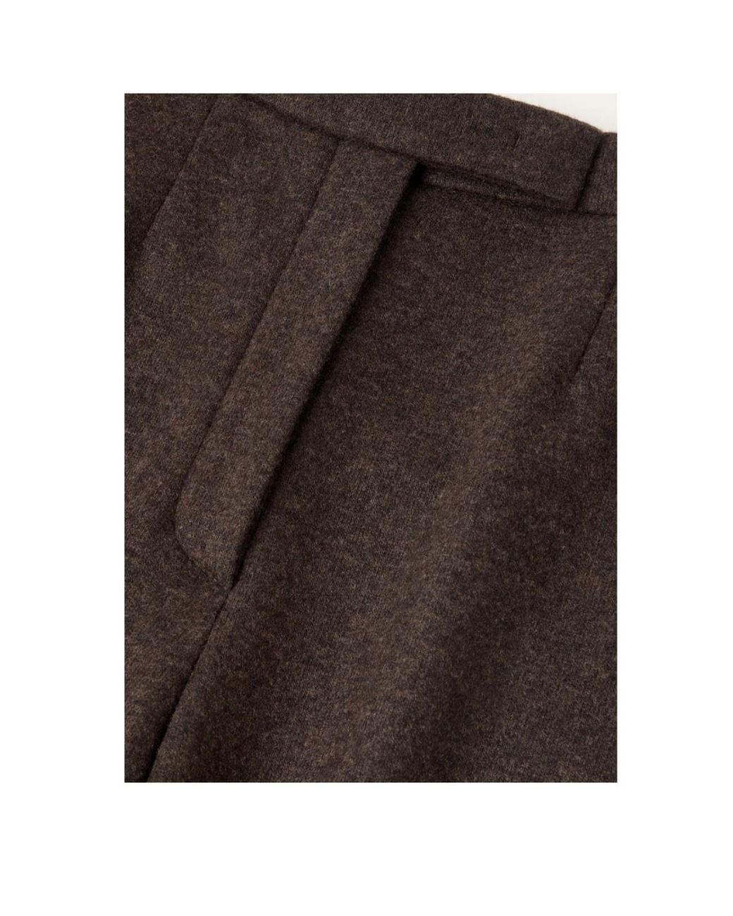 Loro Piana Brown Flared Trousers