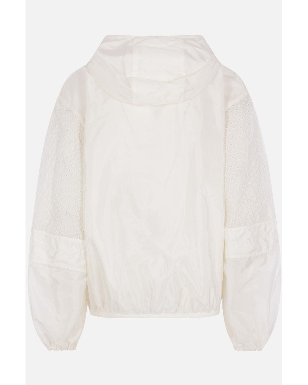 Moncler White Zelkova Hooded Jacket