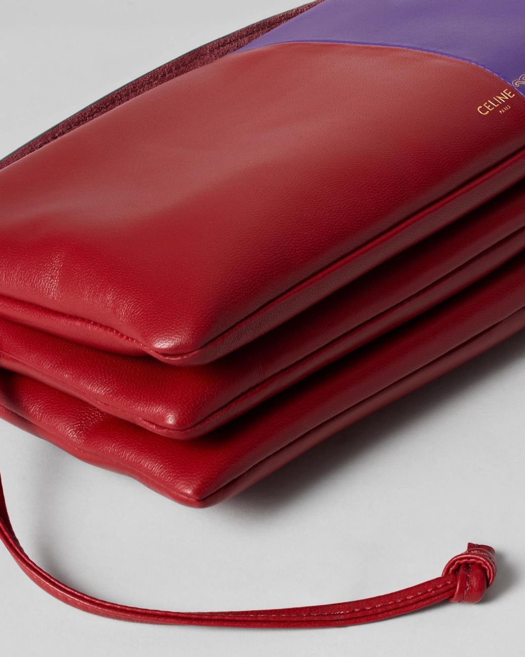 Céline Purple Side-To-Side Trio