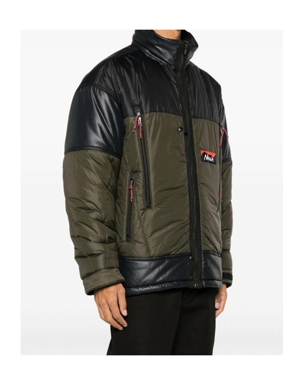 Junya Watanabe Black Long-Sleeve Padded Cotton Jacket for men