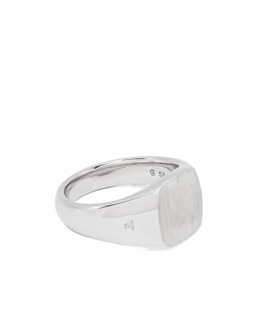 Tom Wood White Wide Ring for men
