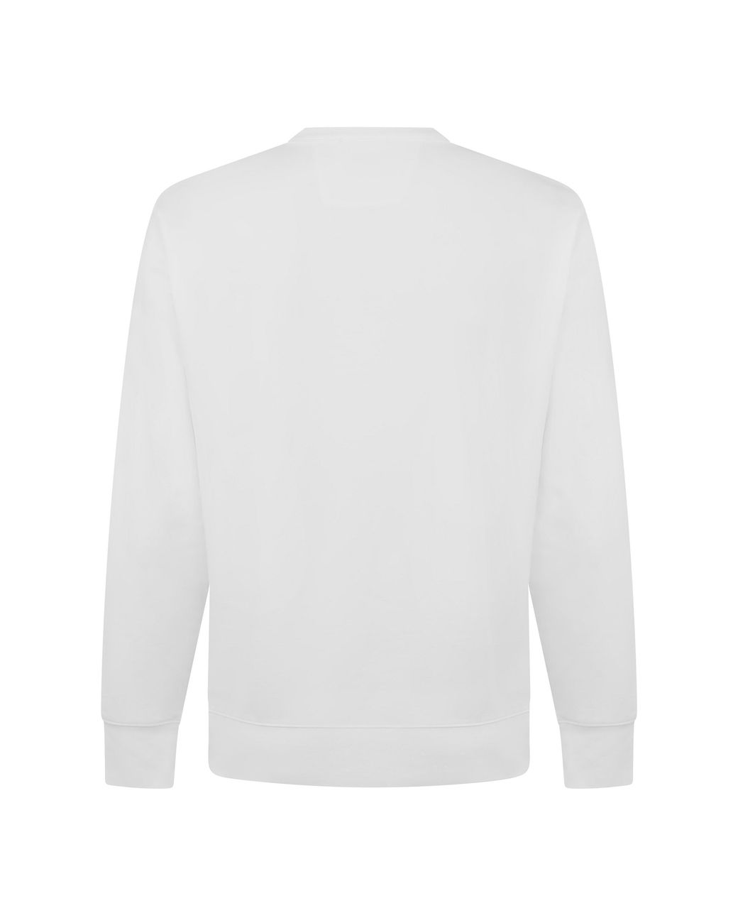 C P Company White Logo Sweatshirt for men