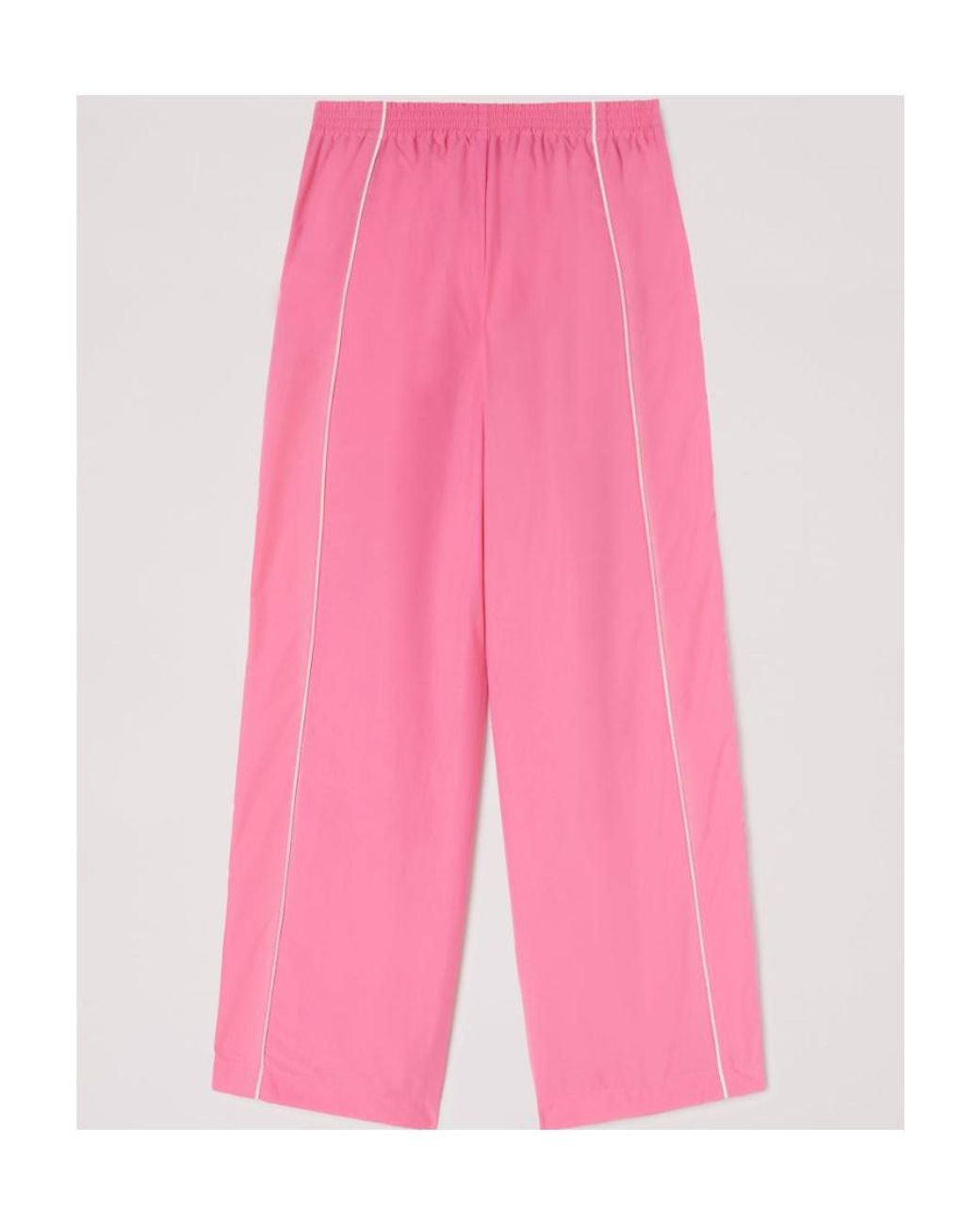 Ambush Pink Logo Embroidered Wide-Leg Trousers for men