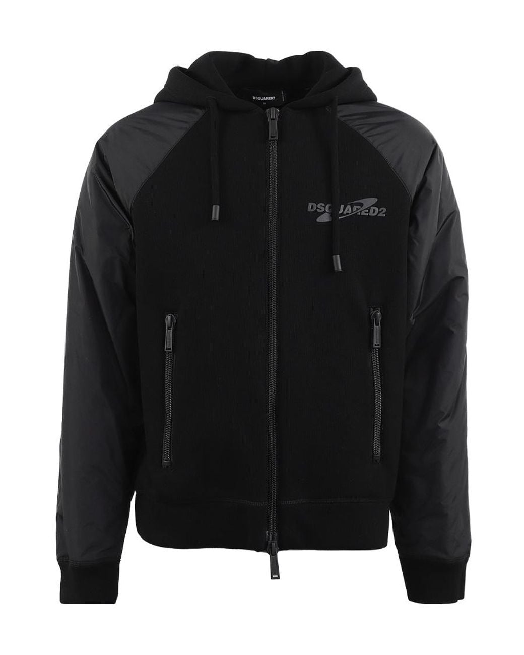 DSquared² Black Long-Sleeved Casual Jacket for men