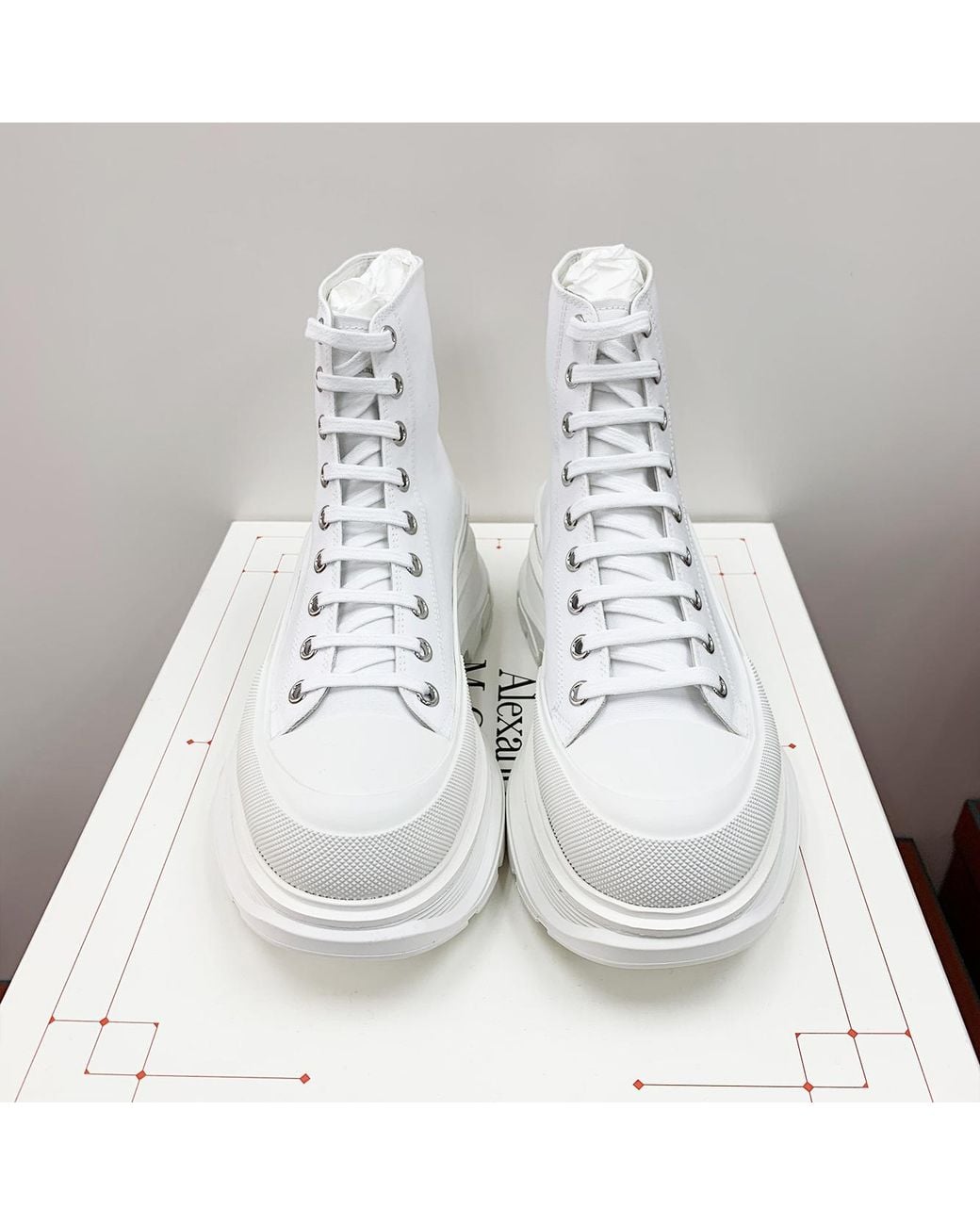 McQueen Natural Tread Slick Boots for men
