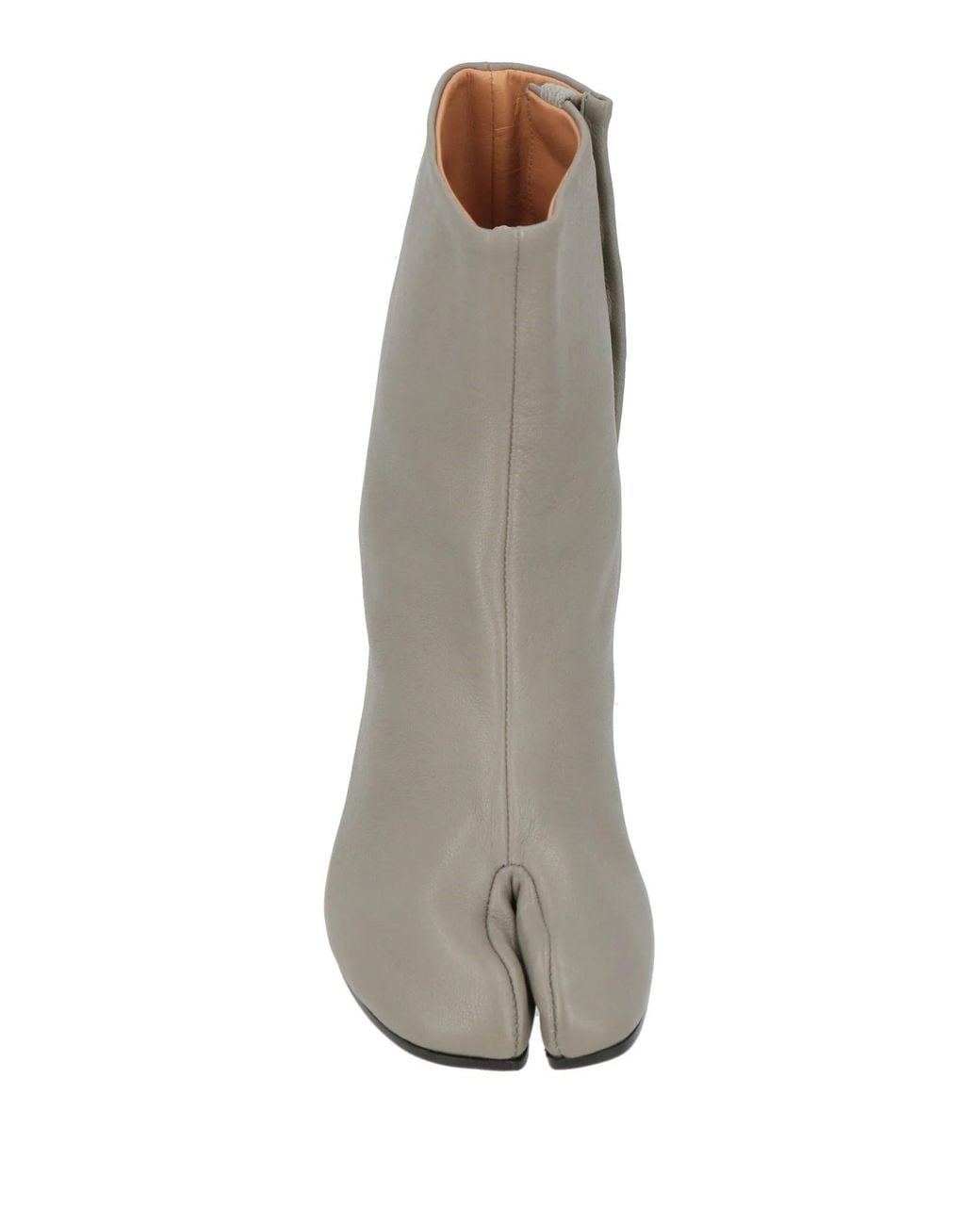 Maison Margiela Gray Leather Ankle Boots