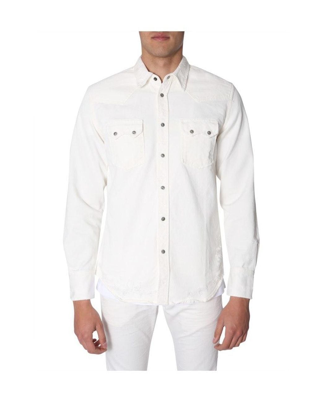 DIESEL White Shirt for men