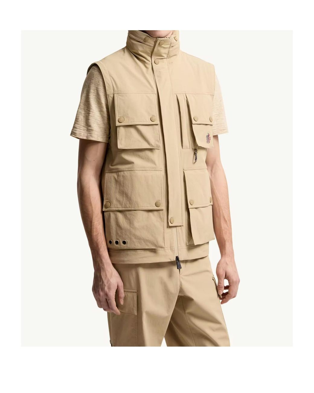 Moncler Natural Grenoble Lione Hooded Jacket for men